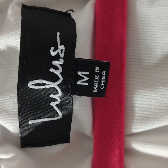 Lulu's Off The Shoulder White Mini Dress Size M - Picture 4 of 5